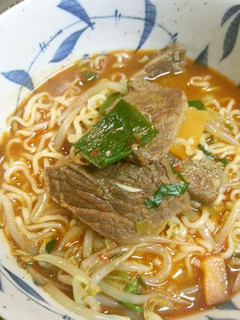 簡単!旨辛四川風カルビラーメン鍋-レシピのメイン写真