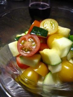 ズッキーニとプチトマトのサラダ♪-レシピのメイン写真