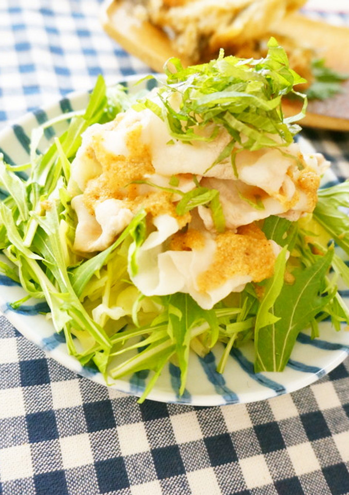 豚しゃぶとキャベツのゴマだれ-レシピのメイン写真