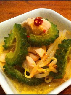 ササミとゴーヤの中華煮-レシピのメイン写真