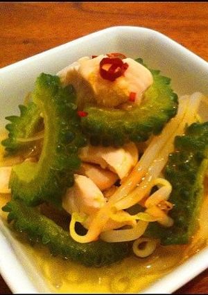 ササミとゴーヤの中華煮-レシピのメイン写真