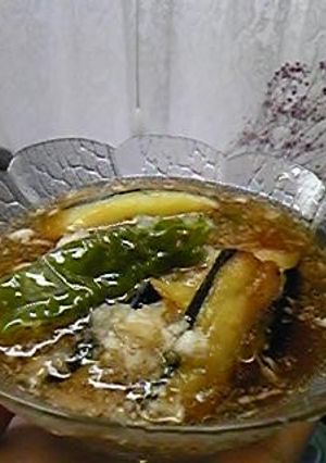 夏野菜☆麺つゆ揚げ浸し-レシピのメイン写真