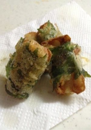 お弁当に！大葉で色鮮やかちくわ天-レシピのメイン写真