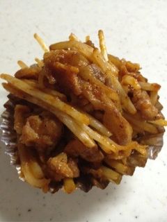 豚肉ともやしのカレーケチャップ炒め-レシピのメイン写真