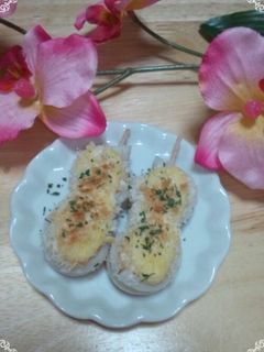 お弁当に♪クルクル竹輪のマヨパン粉焼き-レシピのメイン写真