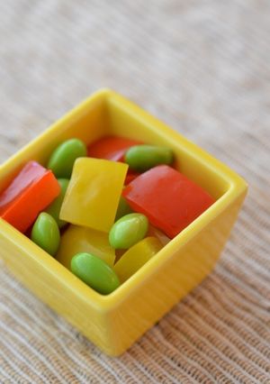 カラフルパプリカと枝豆のなます-レシピのメイン写真