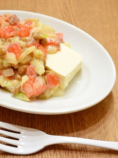 サーモンと納豆のタルタル-レシピのメイン写真