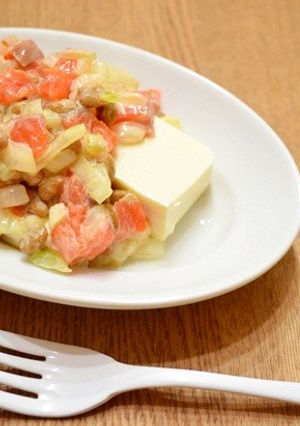 サーモンと納豆のタルタル-レシピのメイン写真