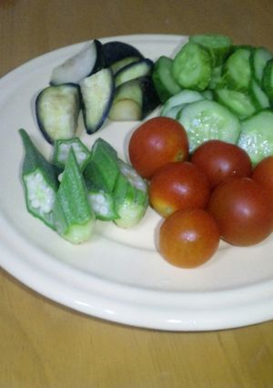 夏野菜のぬか漬け-レシピのメイン写真