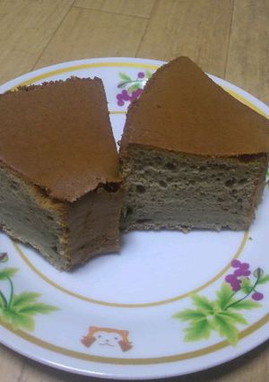 チョコピーシフォンケーキ-レシピのメイン写真