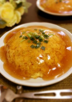 ねぎ生姜♫天津飯-レシピのメイン写真