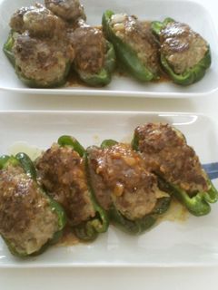 ピーマンの肉詰め-レシピのメイン写真