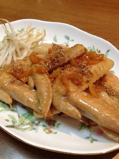 手羽先のマーマレード焼き・金ごまを添えて-レシピのメイン写真