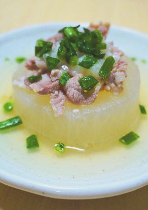 風呂吹き大根 塩麹乗せ-レシピのメイン写真