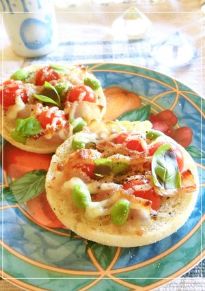 生ハムとトマトのバジルトースト-レシピのメイン写真