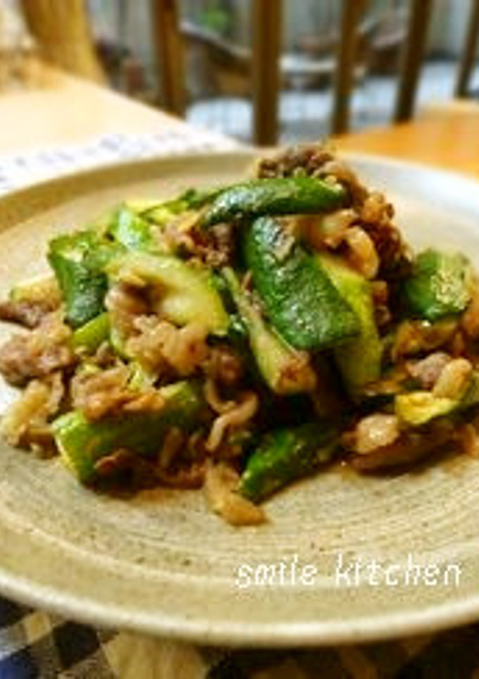 干しきゅうりと牛肉のオイスターソース炒め-レシピのメイン写真