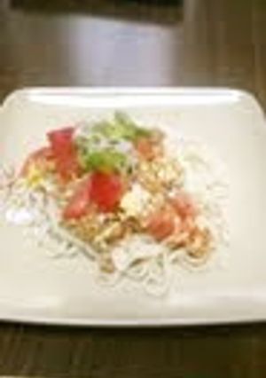 トマたま納豆うどん-レシピのメイン写真