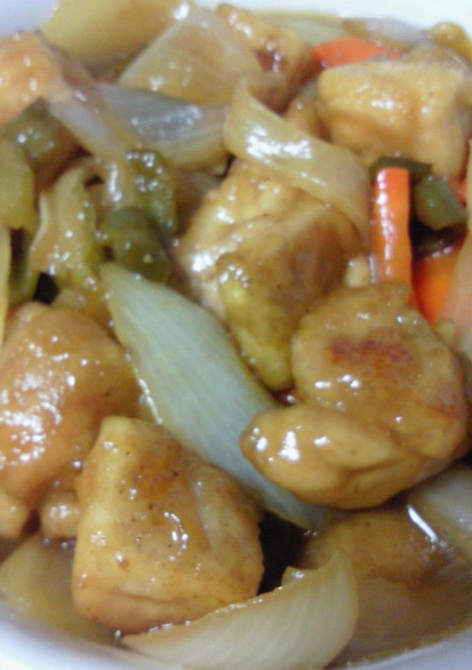 簡単♪鶏もも肉の甘酢炒め-レシピのメイン写真