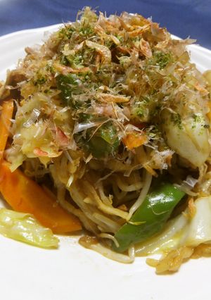 切干大根ともやしde焼きそば風？！-レシピのメイン写真
