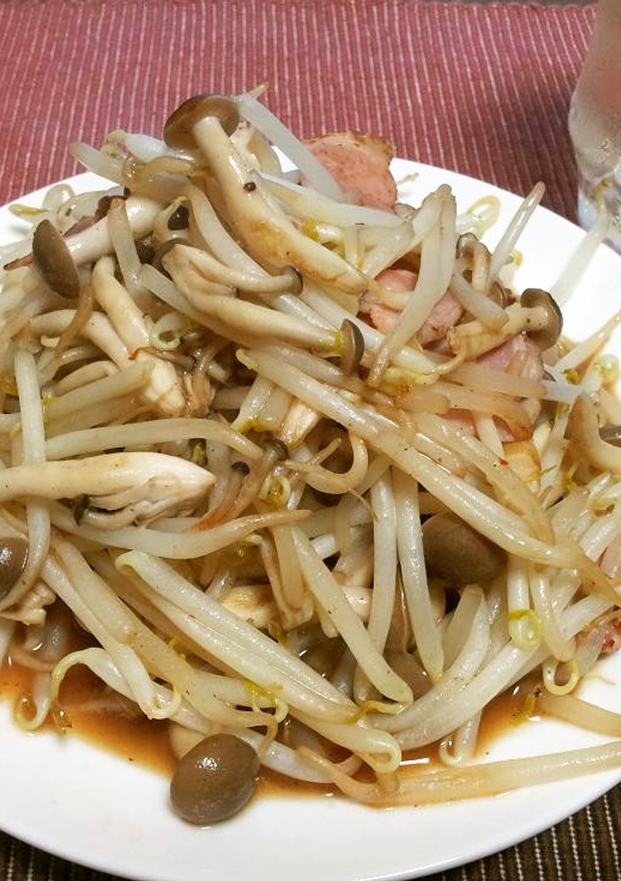 もやしときのこの中華風炒め-レシピのメイン写真