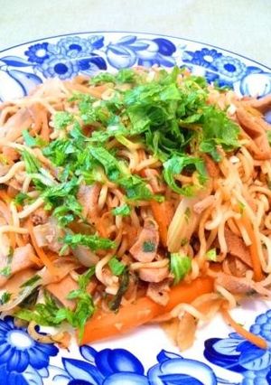 セロリの味噌焼きそば-レシピのメイン写真