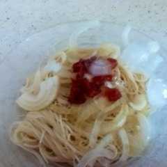 簡単梅干しタマネギそうめん-レシピのメイン写真