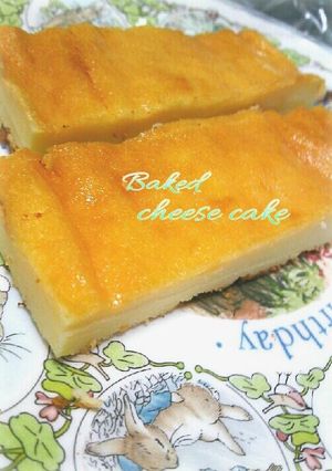 ベイクドチーズケーキ*-レシピのメイン写真