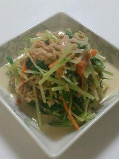 水菜とツナのわさびマヨ和え☆-レシピのメイン写真