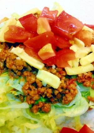 スパイスで暑さに対抗、簡単タコライス-レシピのメイン写真