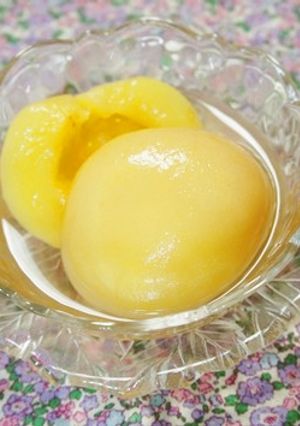 桃の缶詰みたいな白桃のコンポート-レシピのメイン写真