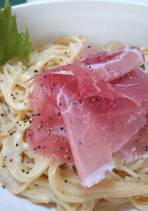 生ハムレモンクリームスパゲッティ-レシピのメイン写真