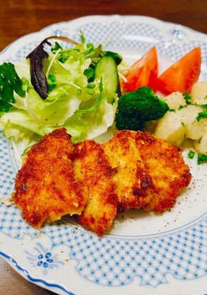 鶏胸肉のマスタードパン粉焼き-レシピのメイン写真