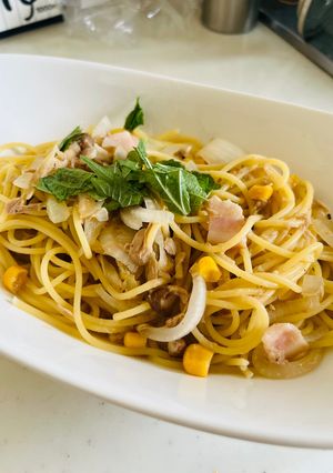 簡単　ザル不要　和風パスタ-レシピのメイン写真