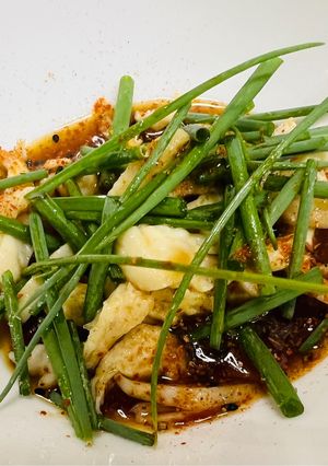 芽ねぎと鶏皮ポン酢-レシピのメイン写真