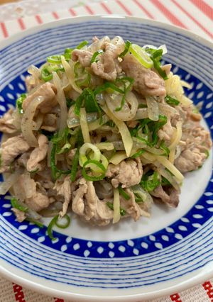 豚肉と糸こんのネギまぶしdeしぐれ煮風♪-レシピのメイン写真