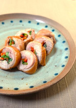 鶏もも肉の巻き巻き-レシピのメイン写真
