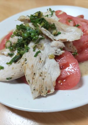 チキントマトサラダ-レシピのメイン写真