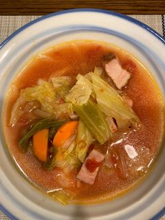 ミネストローネ(ベーコンとトマト)-レシピのメイン写真