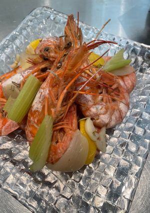 boiled・herb・shrimp-レシピのメイン写真