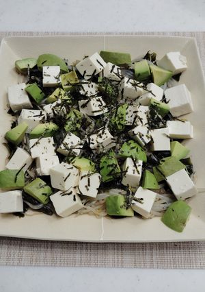 豆腐とアボカドのモヤシナムル-レシピのメイン写真