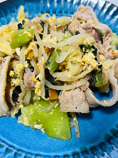 豚肉と野菜のニラ卵ナンプラー炒め-レシピのメイン写真