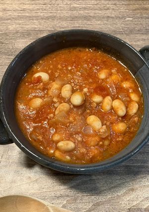 乾燥大豆から作るポークビーンズ-レシピのメイン写真