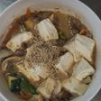 お一人様中華風オイレモン照り味豆腐野菜炒め