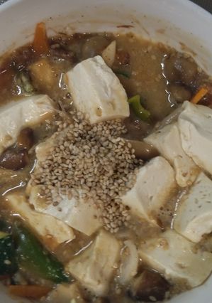 お一人様中華風オイレモン照り味豆腐野菜炒め-レシピのメイン写真