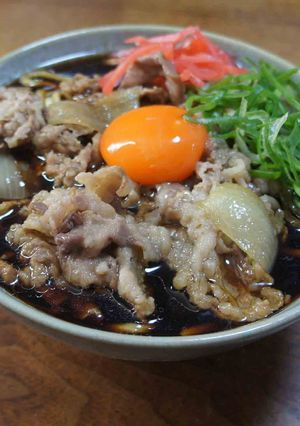牛丼風ブラックラーメン-レシピのメイン写真