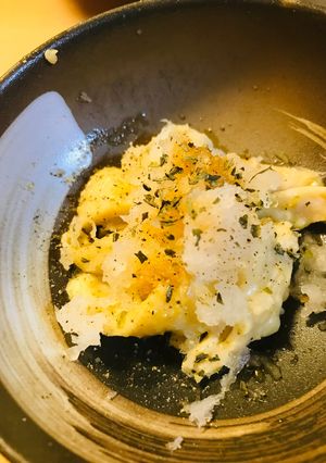 小鉢レシピ●鶏皮のバジル炒めおろし添え-レシピのメイン写真