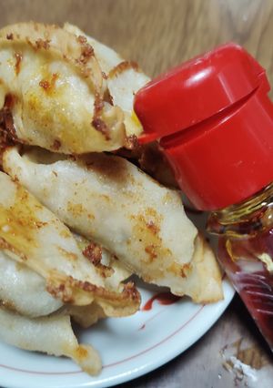 揚げ冷凍ギョーザ！厨房バァバ-レシピのメイン写真