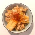 豚こまと厚揚げの甘辛煮