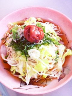 歯ごたえバッチリ!そうめん-レシピのメイン写真