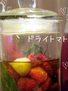 ドライトマトのオリーブオイル漬け(種有)-レシピのメイン写真